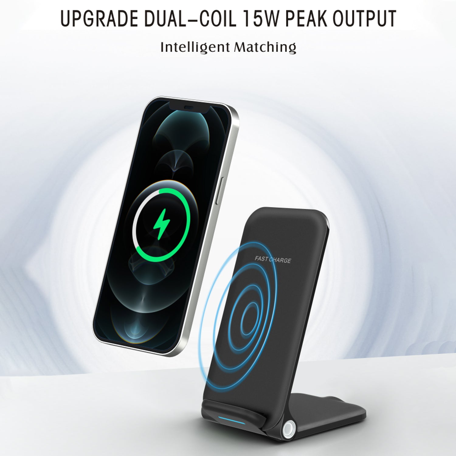 15w Fast Wireless Charger 3 In 1 Wireless Charging Stand For iPhone For Airpods For Iwatch