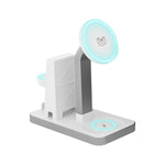 4 In 1 Magnetic Charging Stand Station Dock Multi Wireless Charger Can be used as an iPad stand for New iPhone 15 / iPhone 15 Pro、iPhone 15 ProMax