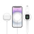 3 in 1 MagSafe Wireless Charging Cable USB and Type-C Ports Compatible with iPhone 15/14/13/12 Series-White