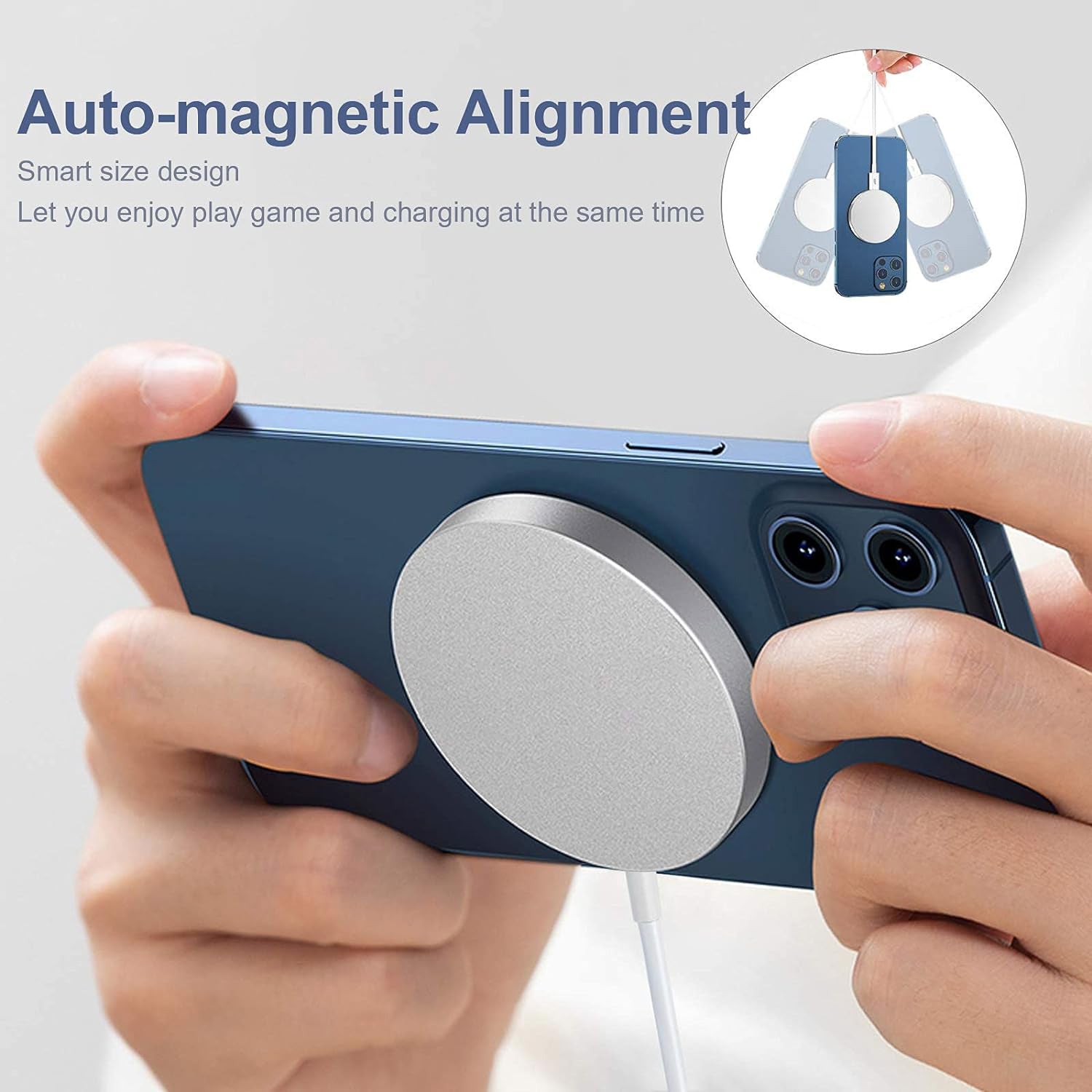 Wireless Magnetic Magsafe Charger Pad for iPhone