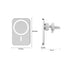 Newest Magnetic Wireless Car Charger Mount for iPhone 12 Series - White