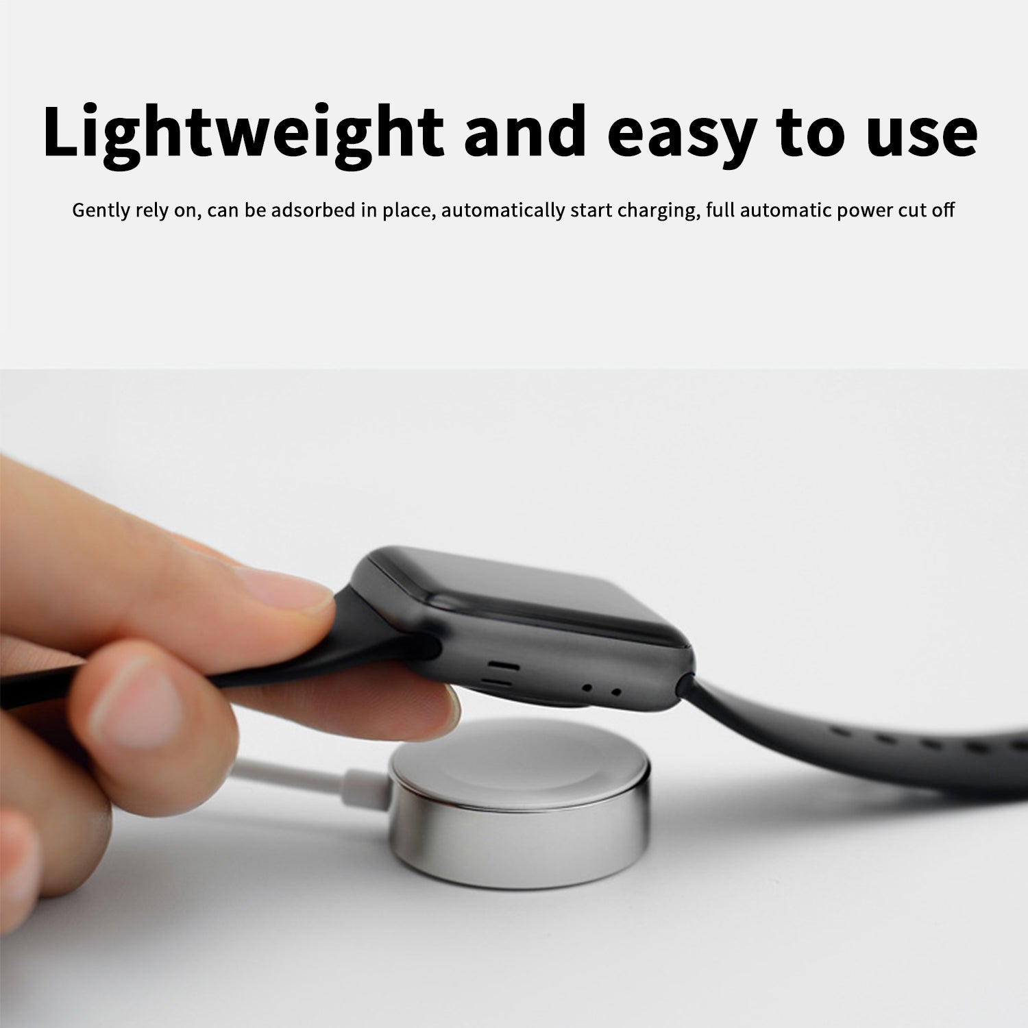 Wireless Magnetic Charger for Apple Watch - White