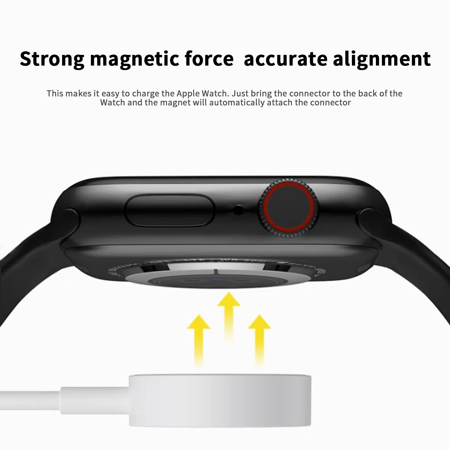 Wireless Magnetic Charger for Apple Watch - White