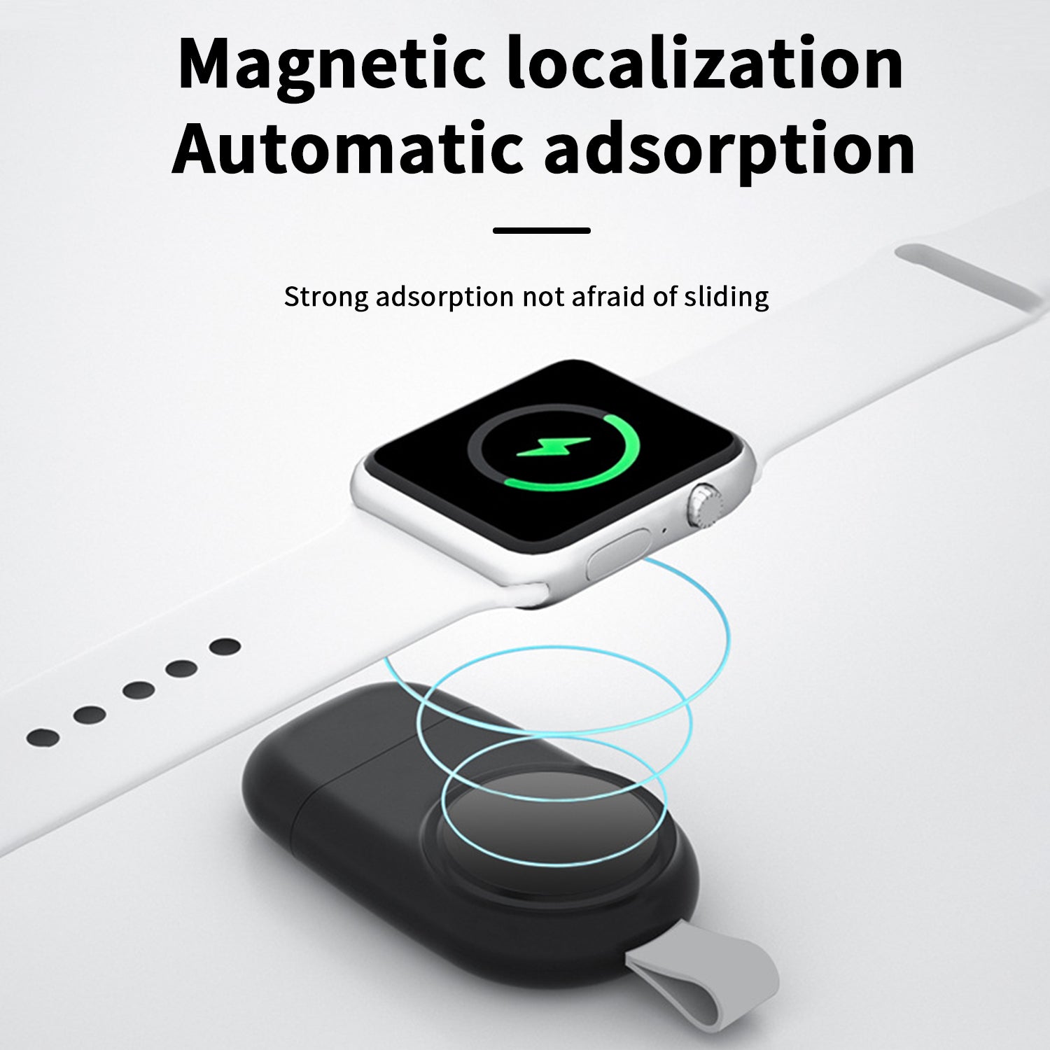 Portable Apple Watch Wireless Charger - Fast Charging, Sturdy Build, Precision