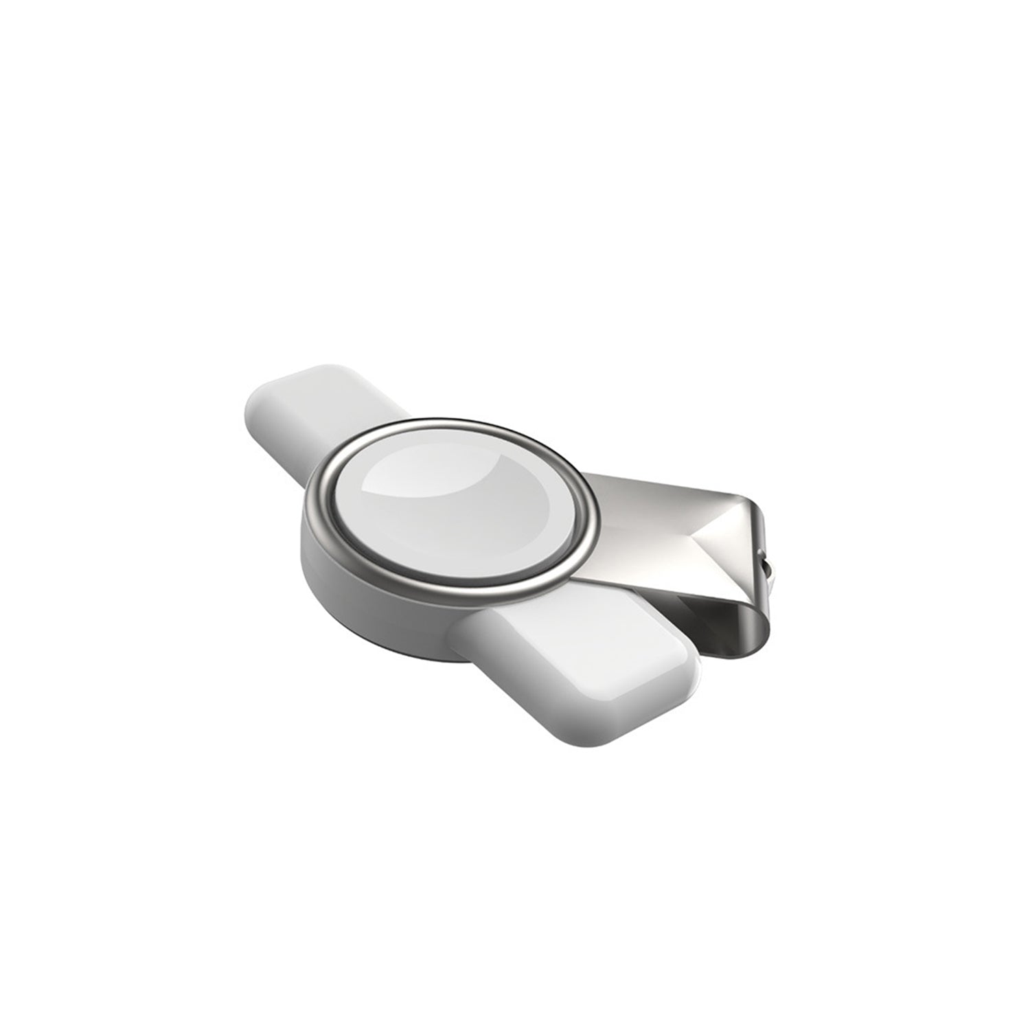 2 in 1 Wireless Apple Watch Magnetic portable Charger-White