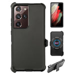 Galaxy S21 Ultra  Full Protection Heavy Duty Case  with Kickstand Belt Clip