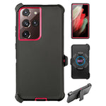 Galaxy S21 Ultra  Full Protection Heavy Duty Case  with Kickstand Belt Clip