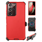 Galaxy S21 Ultra  Full Protection Heavy Duty Case  with Kickstand Belt Clip