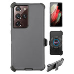 Galaxy S21 Ultra  Full Protection Heavy Duty Case  with Kickstand Belt Clip