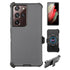 Galaxy S21 Ultra  Full Protection Heavy Duty Case  with Kickstand Belt Clip