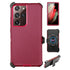 Galaxy S21 Ultra  Full Protection Heavy Duty Case  with Kickstand Belt Clip