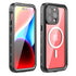 iPhone 15 Pro Max 360 Full Protective Waterproof Case With Built-in Screen Fingerprint Protector