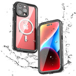 iPhone 15 Pro Max 360 Full Protective Waterproof Case With Built-in Screen Fingerprint Protector