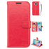 Real Plain Leather Wallet Case for Galaxy S7 Edge