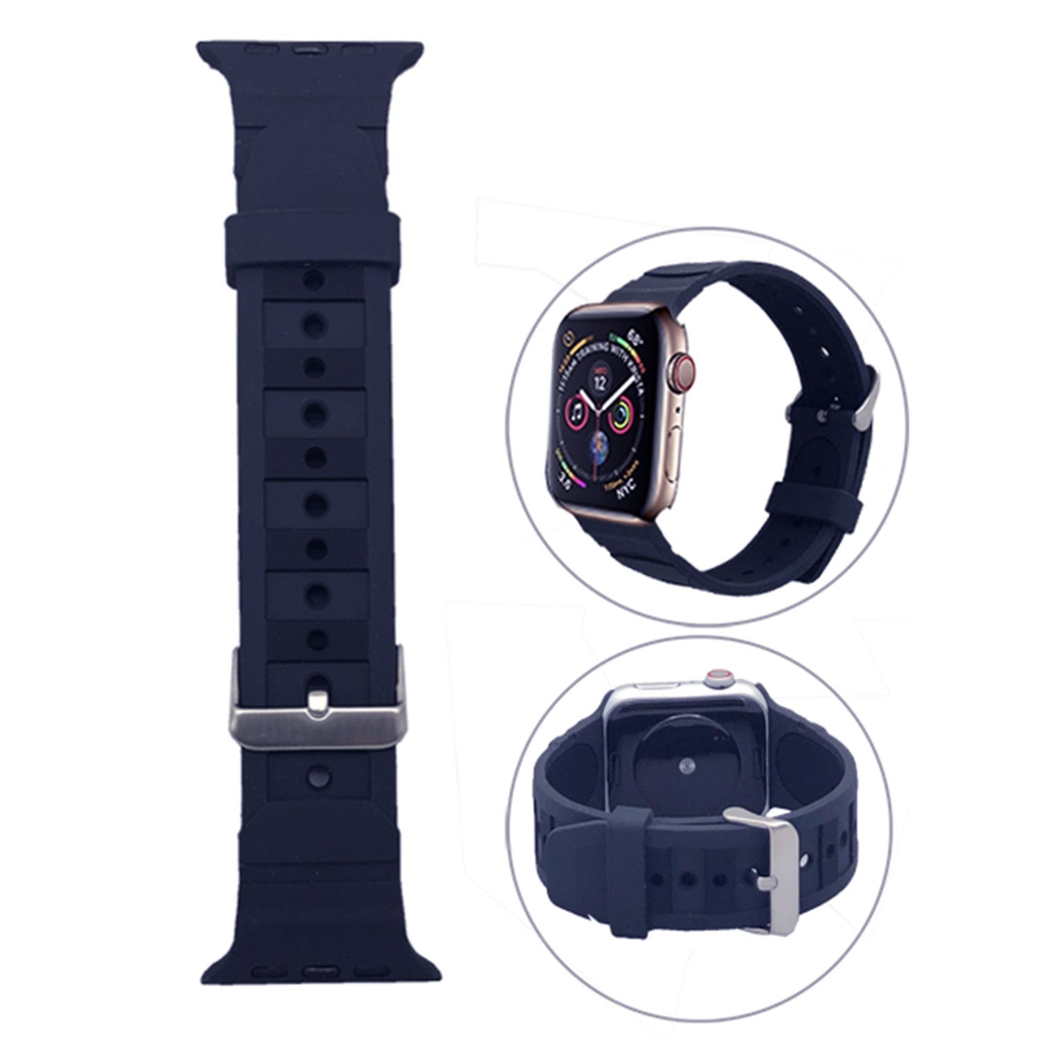 Embedded two colors replacement bands for Apple Watch 7/6/5/4/3/2/1(42MM/44MM/45MM)