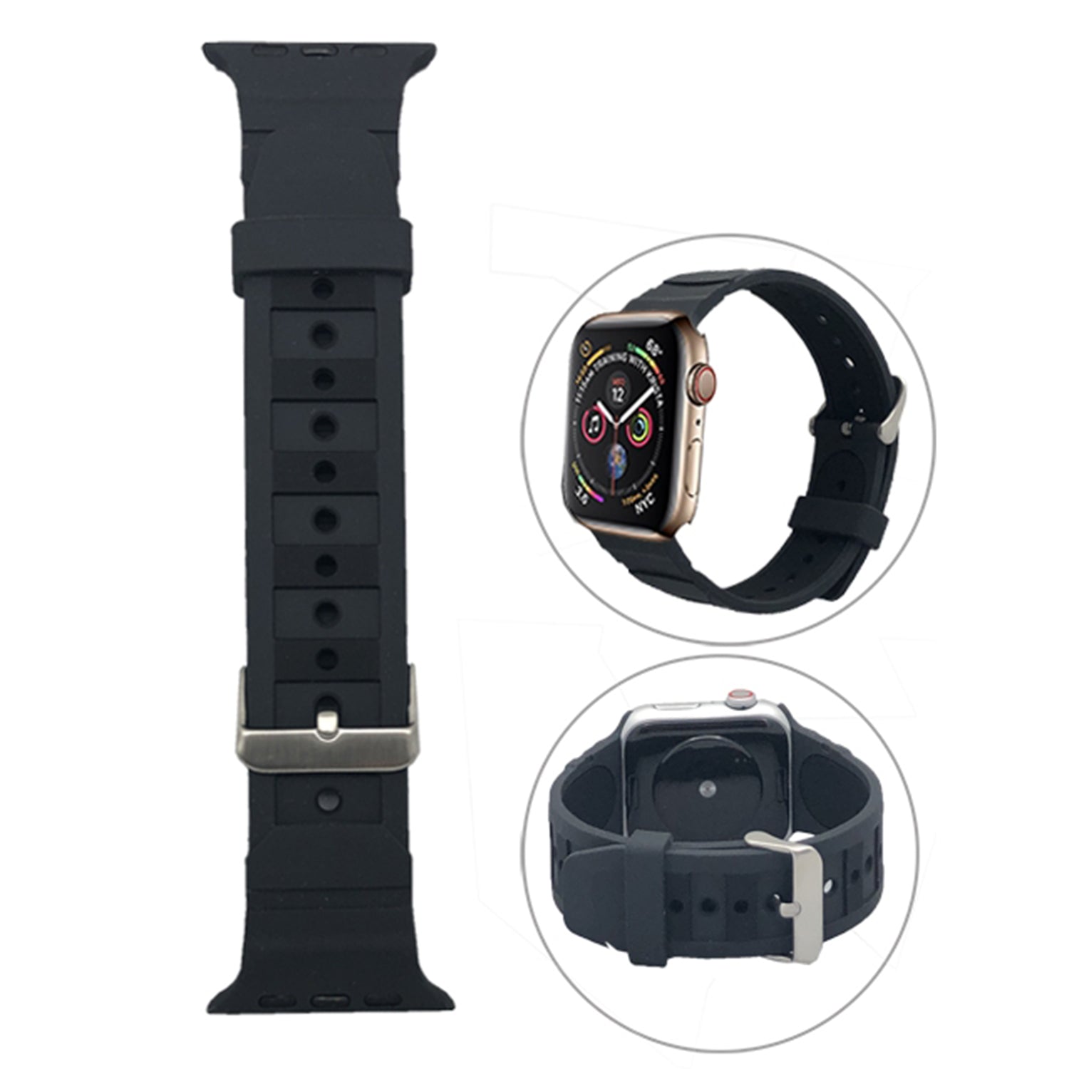 Embedded two colors replacement bands for Apple Watch 7/6/5/4/3/2/1(42MM/44MM/45MM)