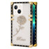 iPhone 14/13 TPU Rose print diamond fashion color case