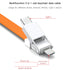 3 in 1 Key Chain USB Charge Cable Micro USB Type C Lighting Charger Cable For iPhone/Samsung/Android