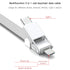 3 in 1 Key Chain USB Charge Cable Micro USB Type C Lighting Charger Cable For iPhone/Samsung/Android