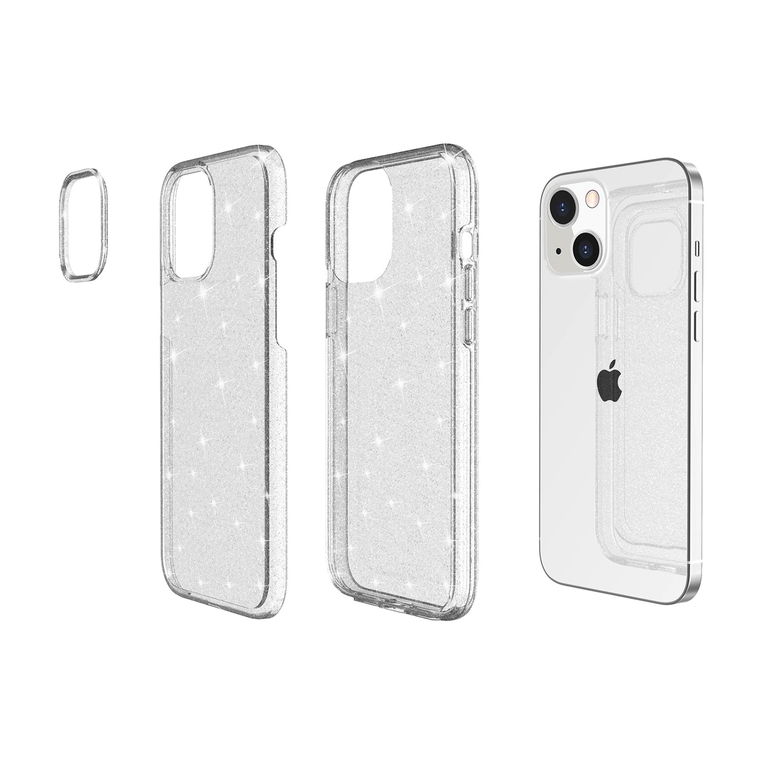 iPhone 13 mini Shiny Transparency Phone Case