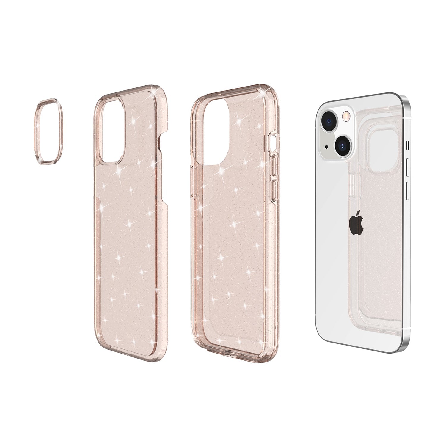iPhone 13 mini Shiny Transparency Phone Case