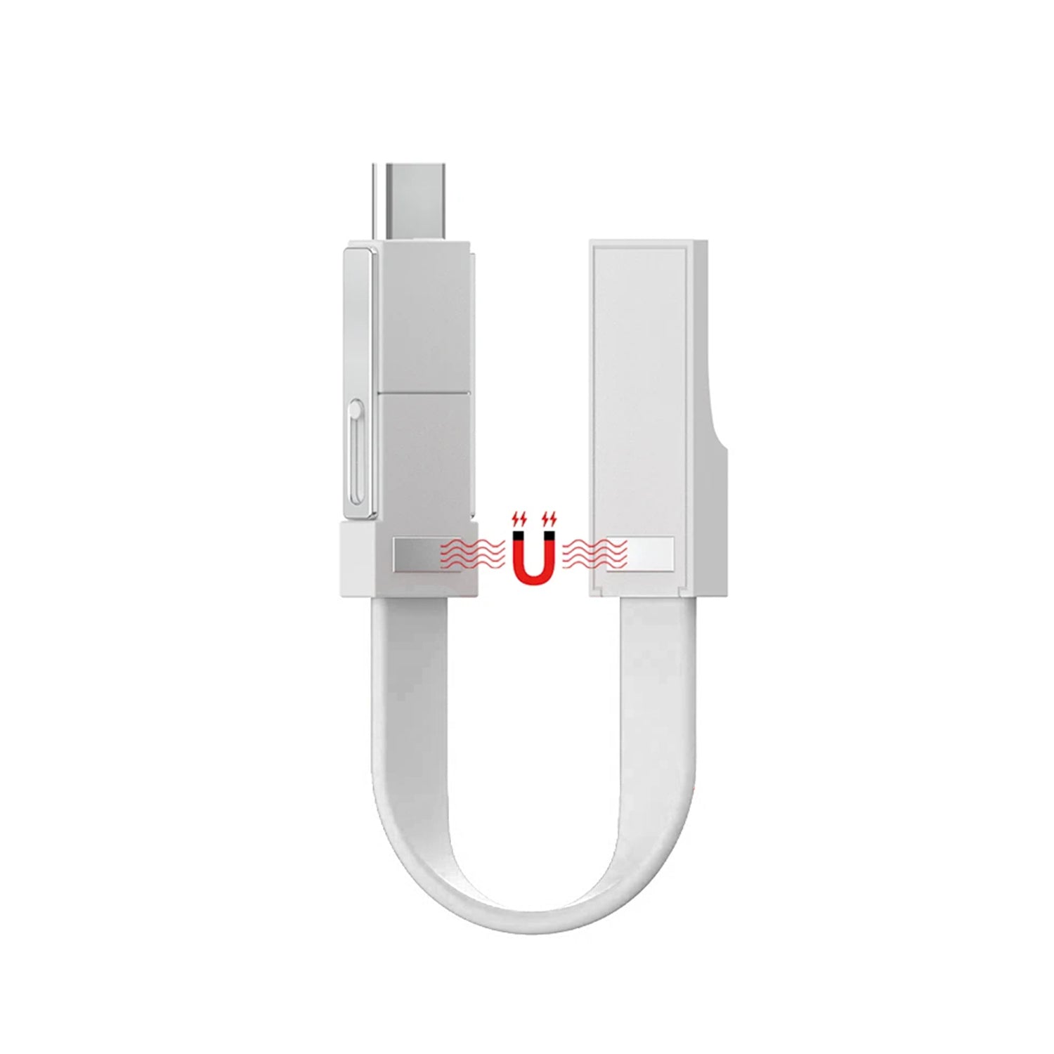 3 in 1 Key Chain USB Charge Cable Micro USB Type C Lighting Charger Cable For iPhone/Samsung/Android