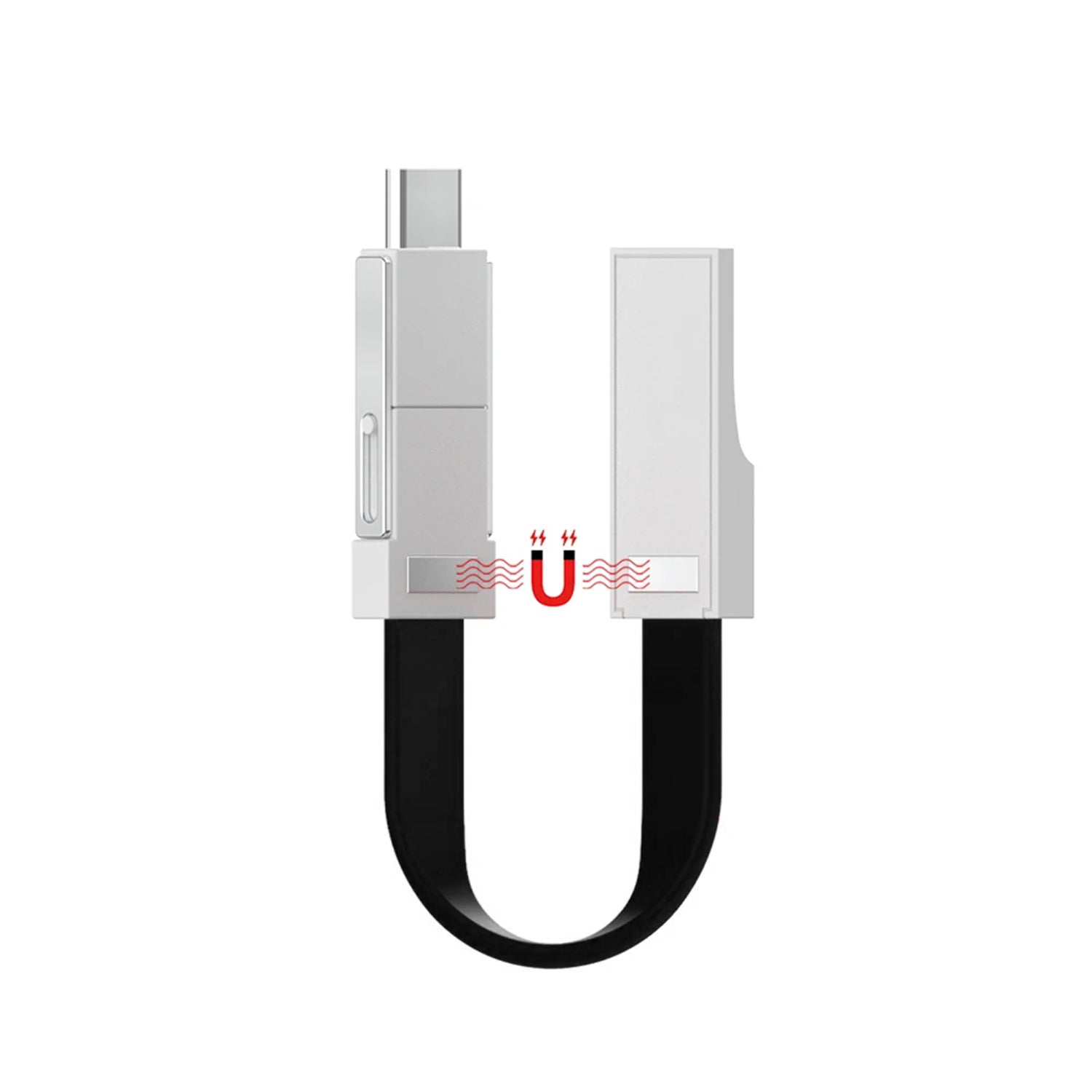 3 in 1 Key Chain USB Charge Cable Micro USB Type C Lighting Charger Cable For iPhone/Samsung/Android