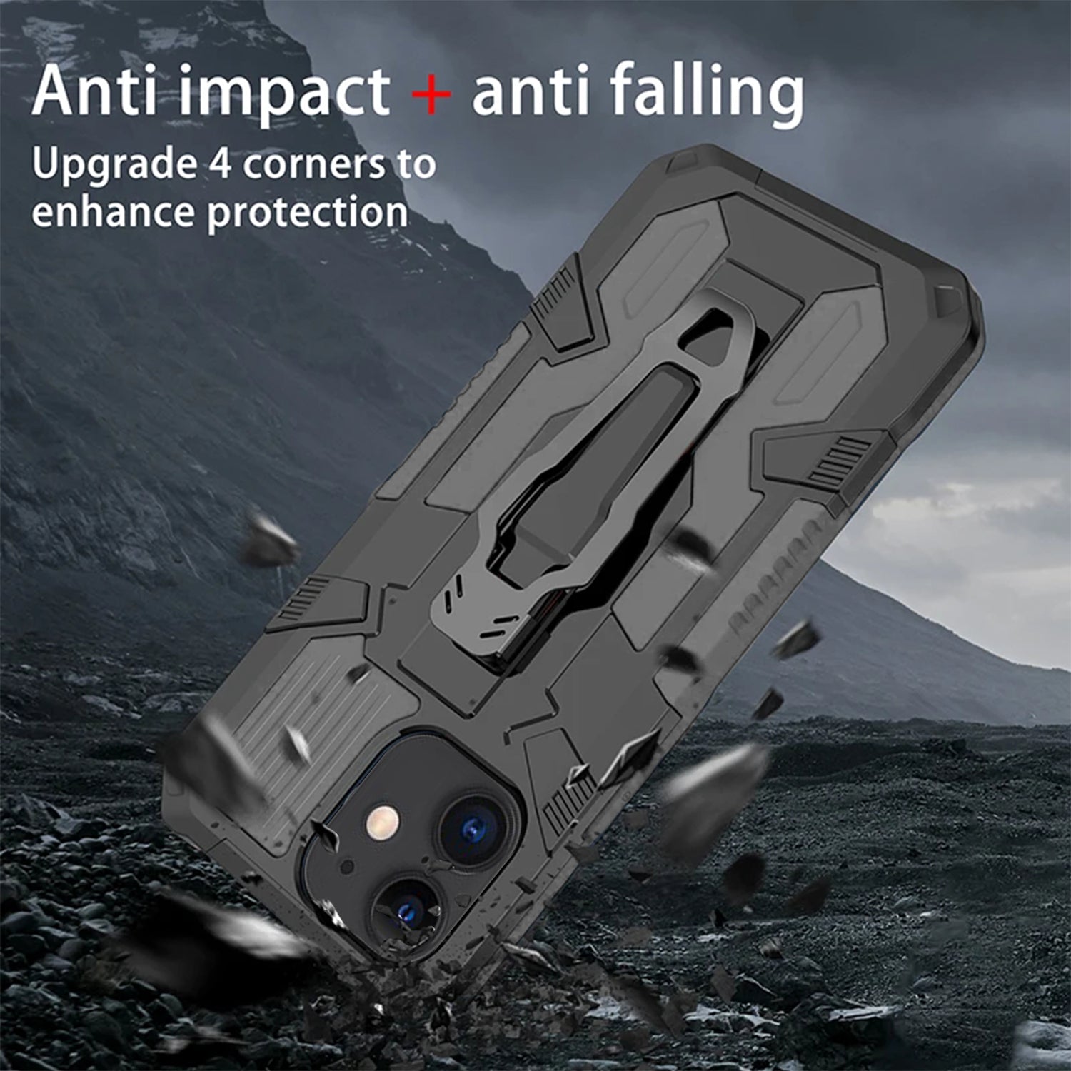 Back Clip Magnetic GPS car mount Phone Holder for iPhone 11 (6.1")