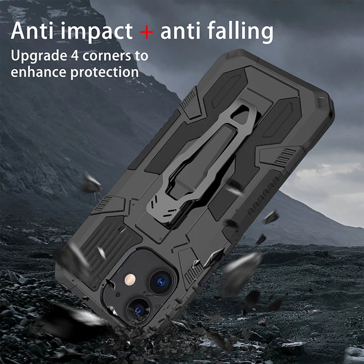 Back Clip Magnetic GPS car mount Phone Holder for iPhone 11 (6.1")