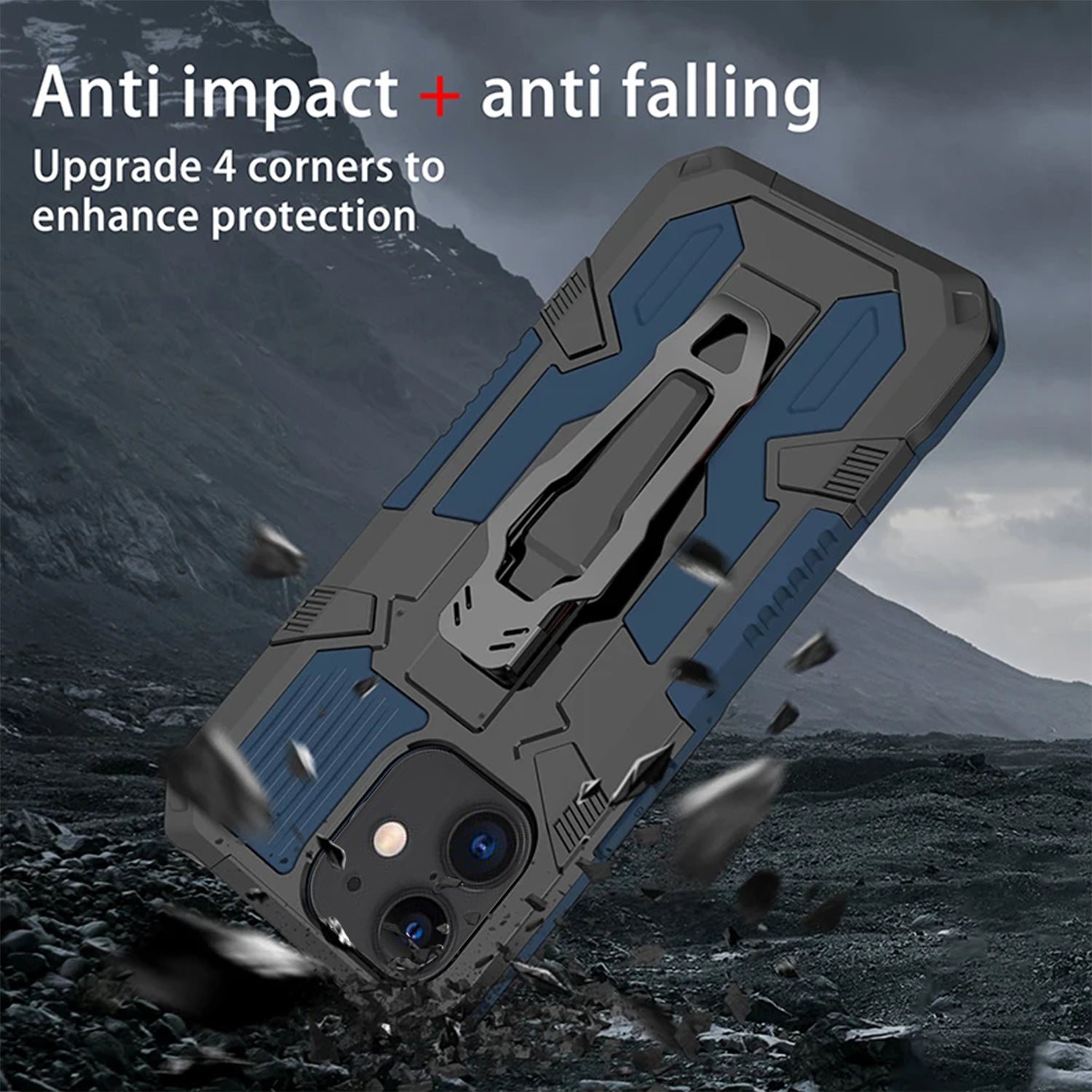Back Clip Magnetic GPS car mount Phone Holder for iPhone 11 (6.1")