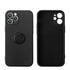 Soft Liquid Silicone Case With Stand Ring Holder For iPhone 13 Pro Max (6.7")