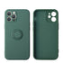 Soft Liquid Silicone Case With Stand Ring Holder For iPhone 13 Pro Max (6.7")