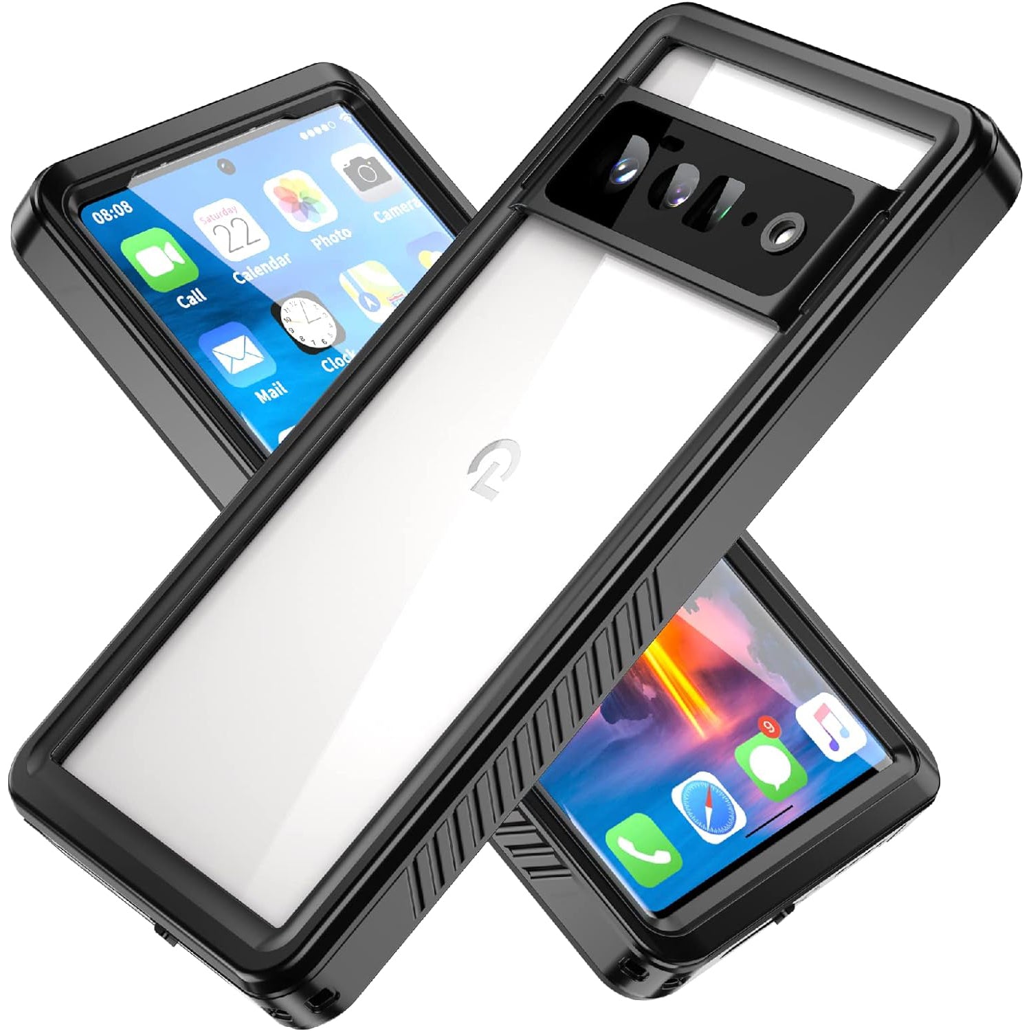 Waterproof case for Google Pixel 6 Pro-Black