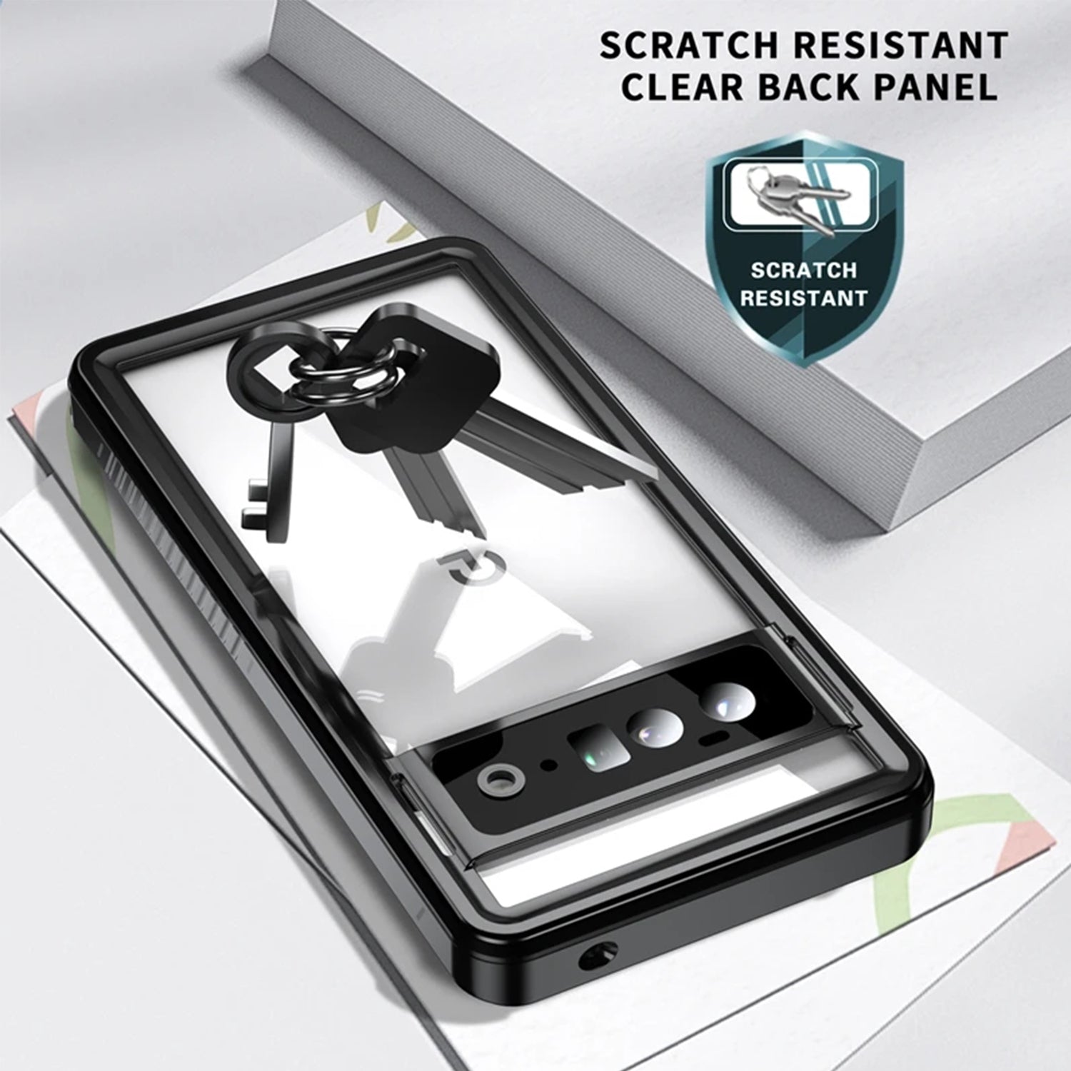 Waterproof case for Google Pixel 6 Pro-Black