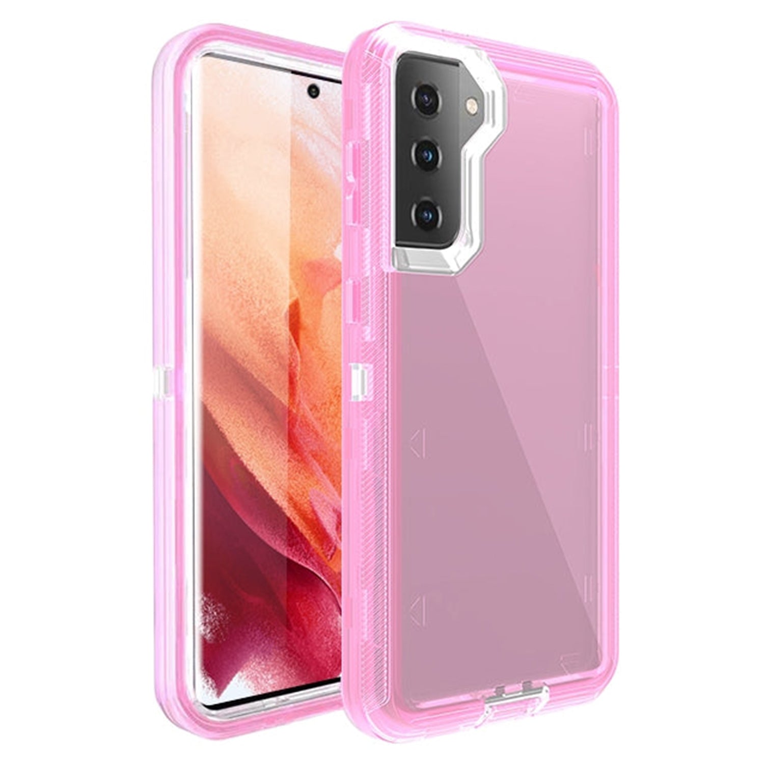 Samsung Galaxy S21 Transparent Full Protection Heavy Duty Case without Clip