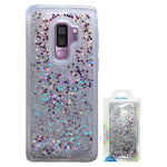 Floating Heart / Stars Glitter Case for Galaxy S9 Plus