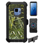 Design Heavy Duty Shock Reduction Case with Belt Clip (No Screen) for Galaxy S9
