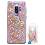Floating Heart / Stars Glitter Case for Galaxy S9 Plus