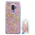 Floating Heart / Stars Glitter Case for Galaxy S9 Plus