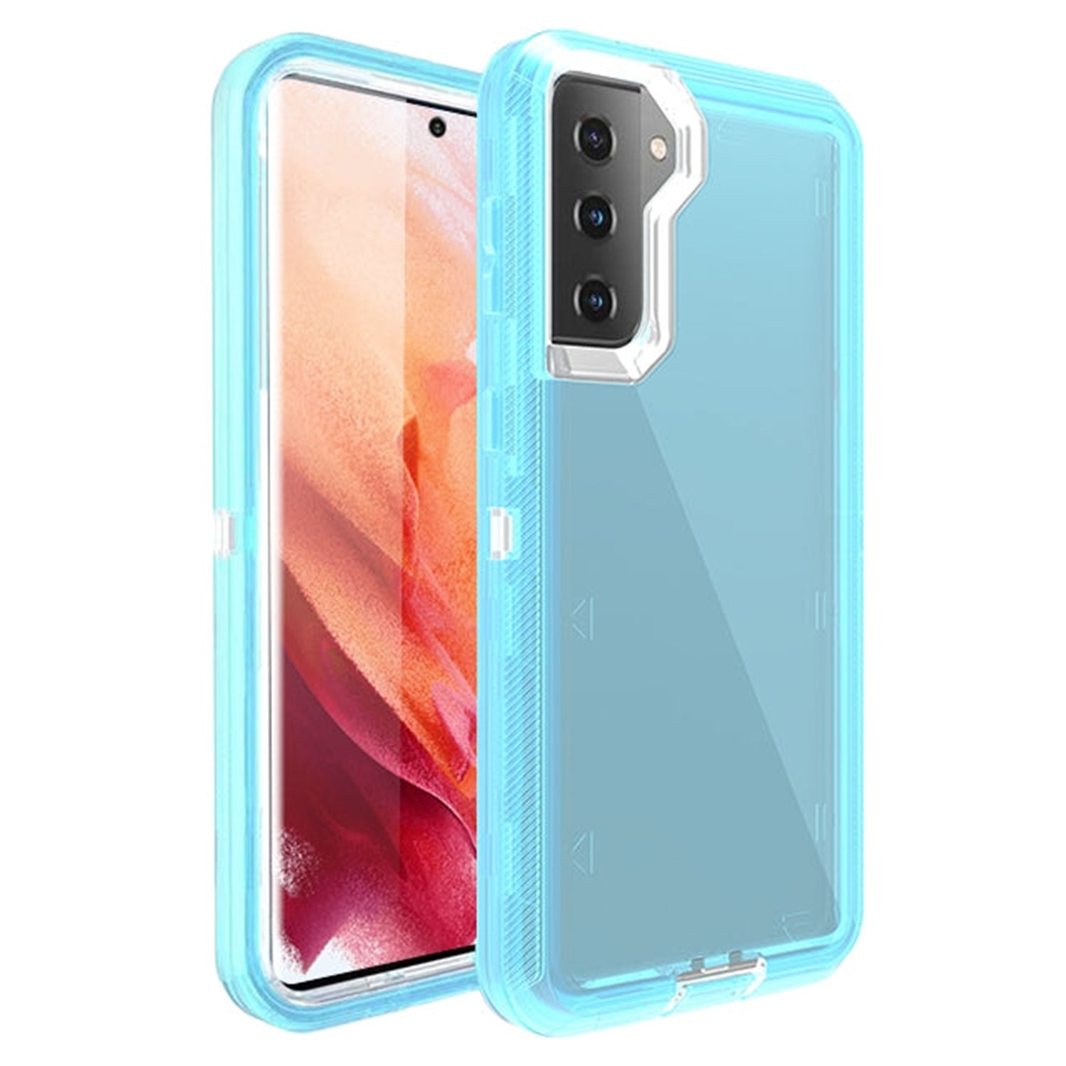 Samsung Galaxy S21 Transparent Full Protection Heavy Duty Case without Clip