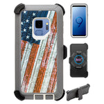Design Heavy Duty Shock Reduction Case with Belt Clip (No Screen) for Galaxy S9