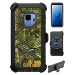 Design Heavy Duty Shock Reduction Case with Belt Clip (No Screen) for Galaxy S9
