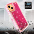 iPhone 14/13 Transparent Floating Glitter Heavy Duty Case