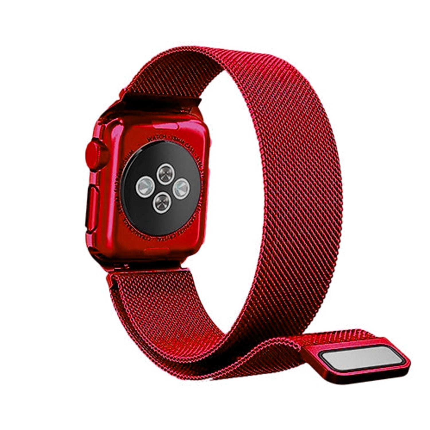 38mm Stainless Steel Wristband  for i-Watch Series 4/3/2/1  Milanese Loop with Strong Magnetic Closure Strap