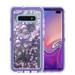 Transparent Floating Glitter Heavy Duty Case for Galaxy S10 Plus (6.4")