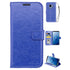 S9 Real Plain Leather Wallet Case