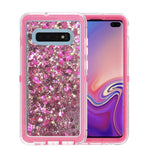 Transparent Floating Glitter Heavy Duty Case for Galaxy S10 Plus (6.4")