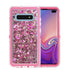 Transparent Floating Glitter Heavy Duty Case for Galaxy S10 Plus (6.4")