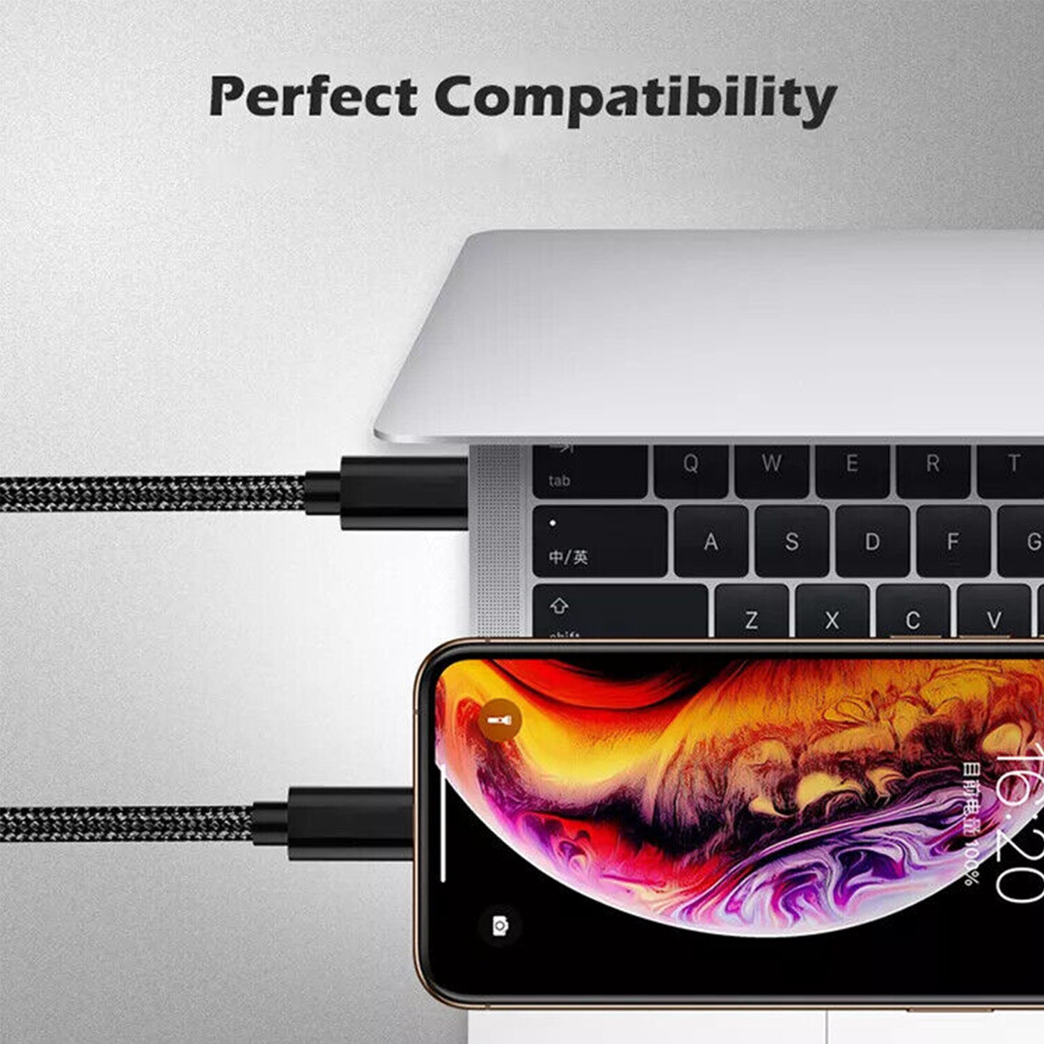 PD20w braid is suitable for iPhone fast charging cable iOS to type-C