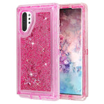 Samsung Galaxy Note 10 Plus Transparent Floating Glitter Heavy Duty Case